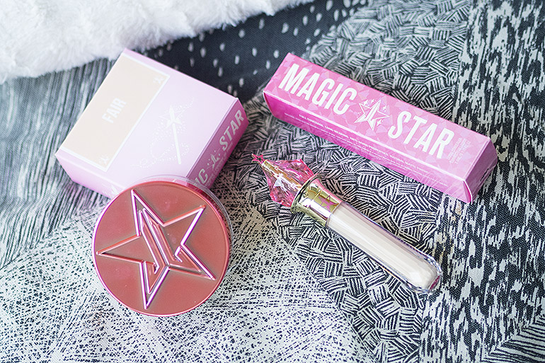 Jeffree Star Cosmetics Magic Star -peitevoide ja Magic Star -irtopuuteri