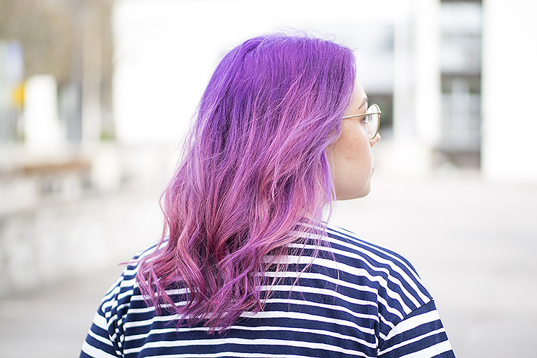 Pink Purple hair Loihtimo Anni Jää