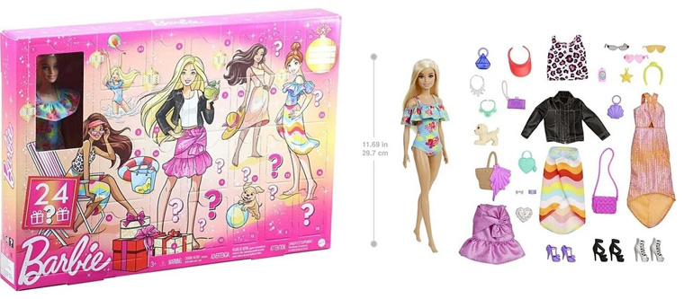 Barbie-joulukalenteri